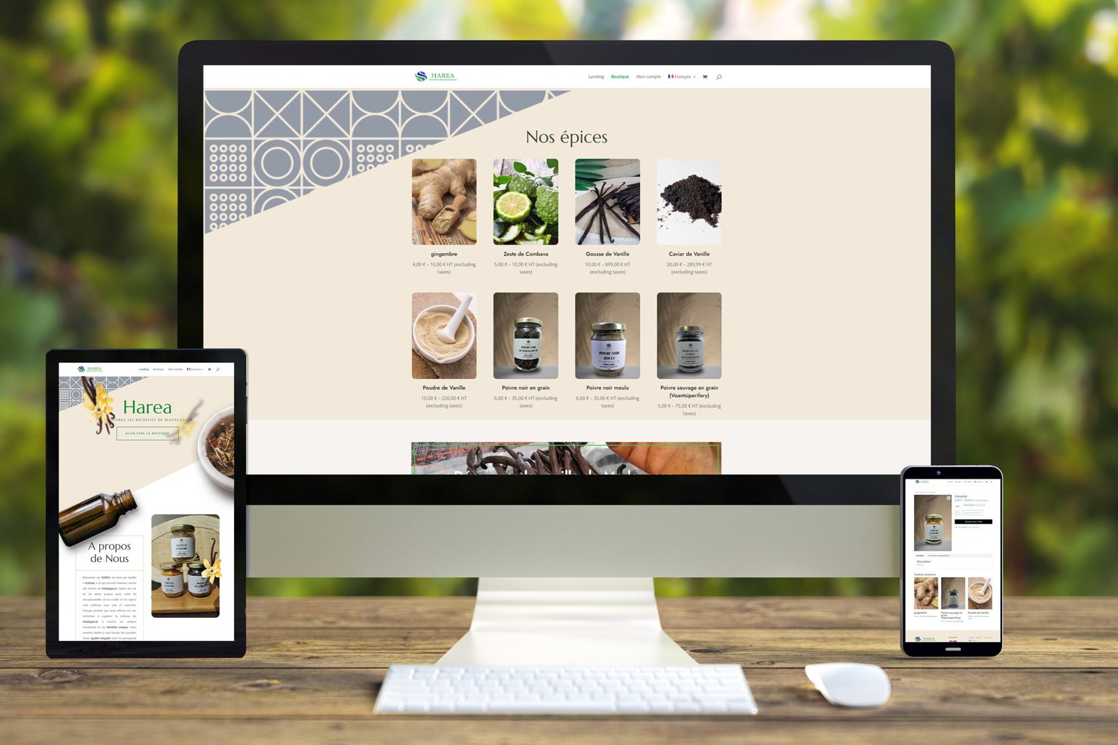 boutique en ligne Harea de Madagascar